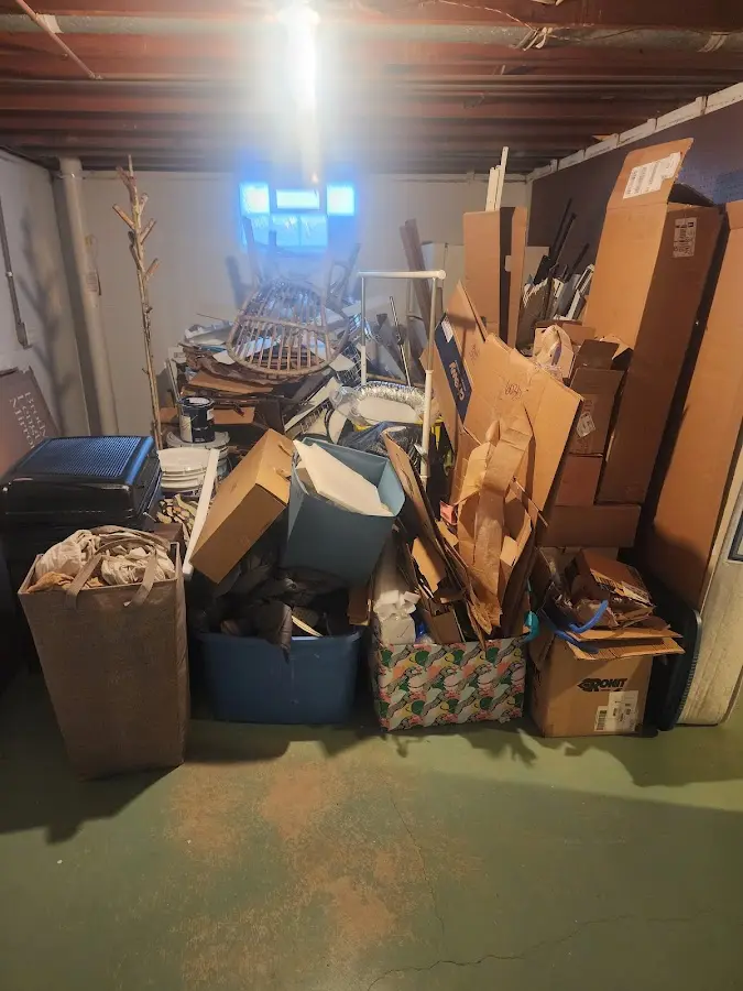 Roll-off dumpster container at job site for Roll Off Dumpster Rental in Bonadelle Ranchos